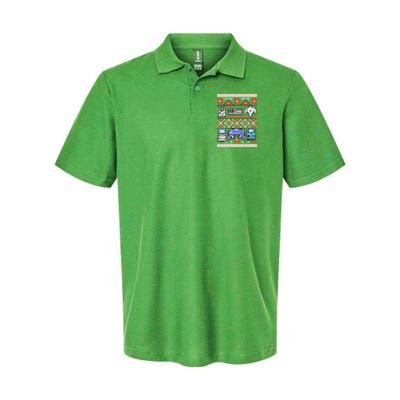 Retro Video Games Ugly Christmas Sweater Polo