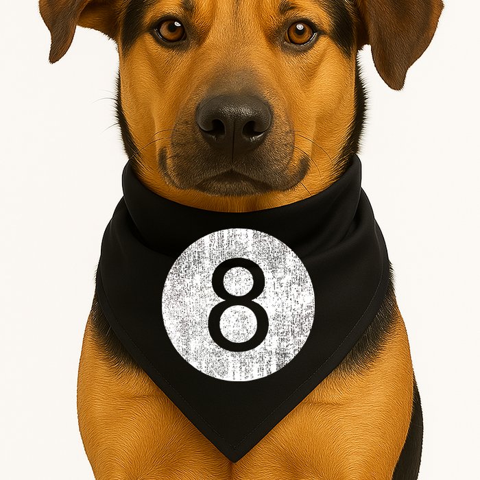 Retro Vintage 8 Ball Logo USA-Made Doggie Bandana
