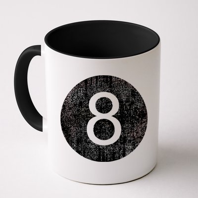 Retro Vintage 8 Ball Logo Mug