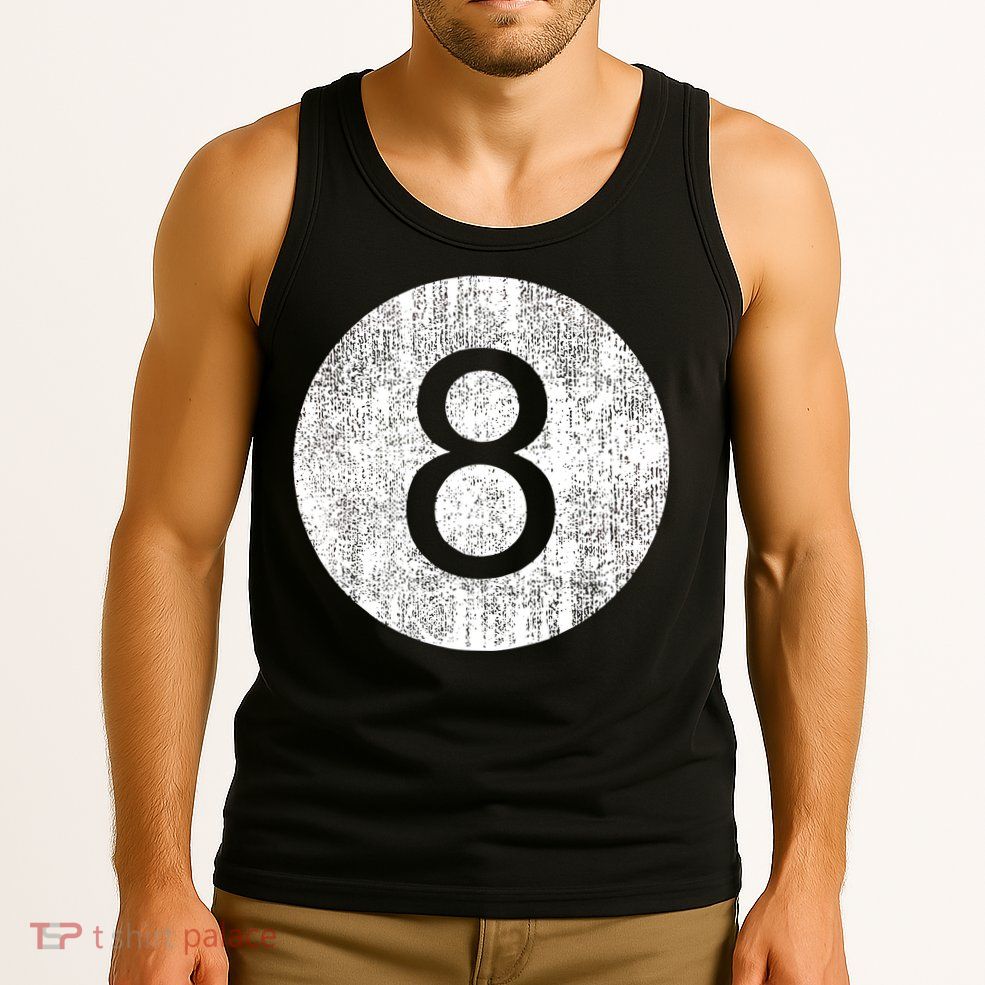 Retro Vintage 8 Ball Logo Tank Top
