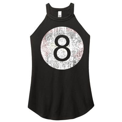 Retro Vintage 8 Ball Logo Women’s Perfect Tri Rocker Tank