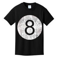 Retro Vintage 8 Ball Logo Kids T-Shirt
