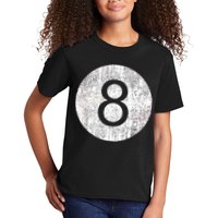 Retro Vintage 8 Ball Logo Kids T-Shirt