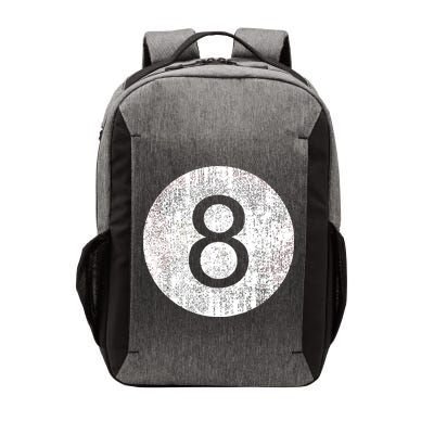 Retro Vintage 8 Ball Logo Vector Backpack