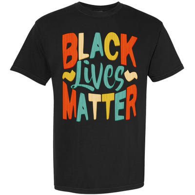 Retro Vintage Colors Black Lives Matter BLM Garment-Dyed Heavyweight T-Shirt