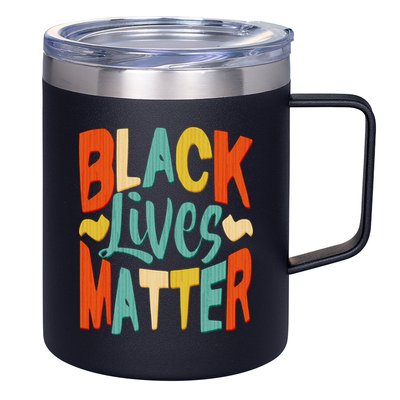 Retro Vintage Colors Black Lives Matter BLM 12oz Stainless Steel Coffee Mug