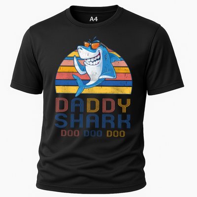 Retro Vintage Daddy Shark Doo Performance Shirt