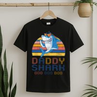 Retro Vintage Daddy Shark Doo T-Shirt