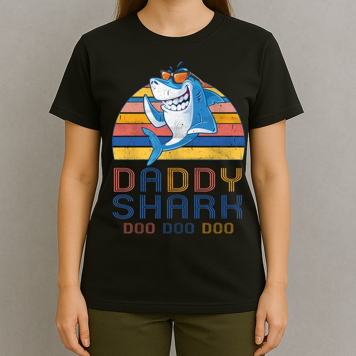 Retro Vintage Daddy Shark Doo T-Shirt