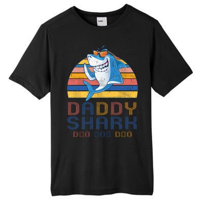 Retro Vintage Daddy Shark Doo Tall Fusion ChromaSoft Performance T-Shirt