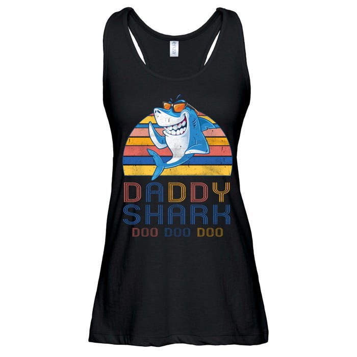 Retro Vintage Daddy Shark Doo Ladies Essential Flowy Tank