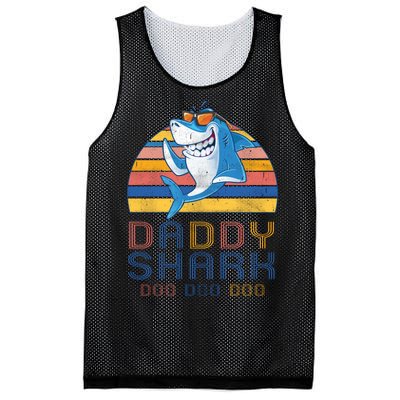 Retro Vintage Daddy Shark Doo Mesh Reversible Basketball Jersey Tank