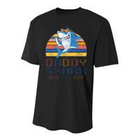 Retro Vintage Daddy Shark Doo Youth Performance Sprint T-Shirt