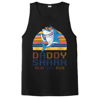 Retro Vintage Daddy Shark Doo PosiCharge Competitor Tank