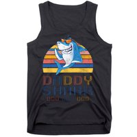 Retro Vintage Daddy Shark Doo Tank Top