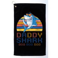 Retro Vintage Daddy Shark Doo Golf Towel