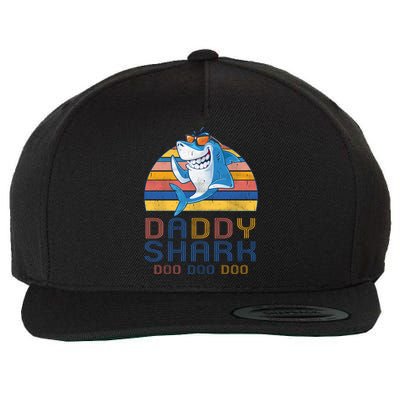 Retro Vintage Daddy Shark Doo Wool Snapback Cap