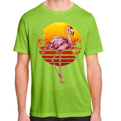 Retro Vintage Flamingo  Adult ChromaSoft Performance T-Shirt