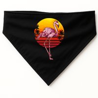 Retro Vintage Flamingo  USA-Made Doggie Bandana