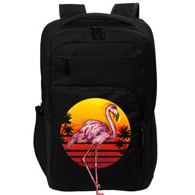 Retro Vintage Flamingo  Impact Tech Backpack