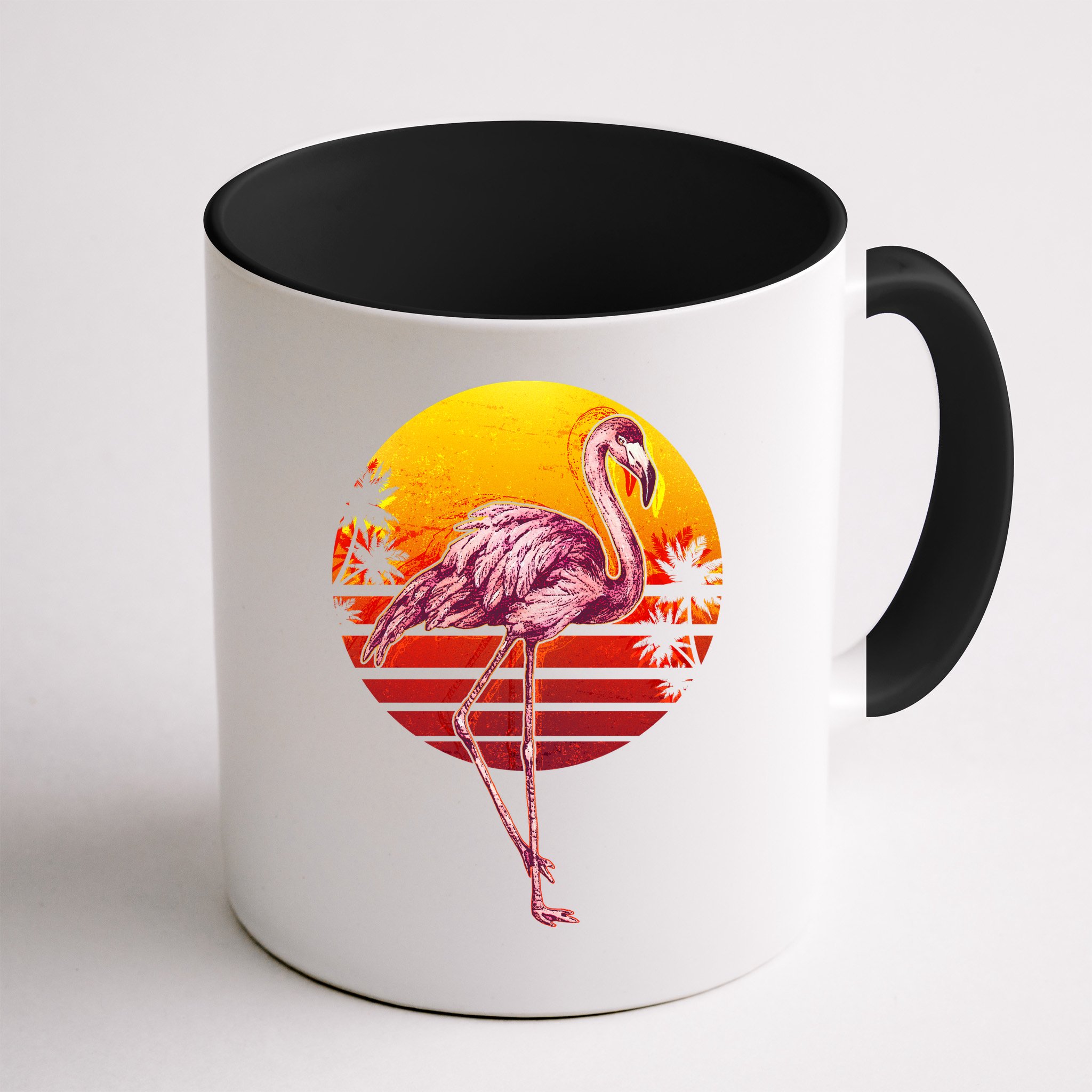 Retro Vintage Flamingo  Mug