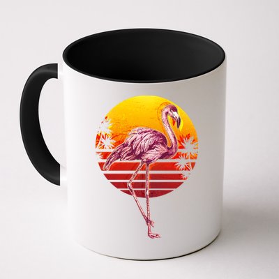 Retro Vintage Flamingo  Mug