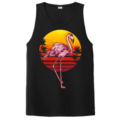 Retro Vintage Flamingo  PosiCharge Competitor Tank