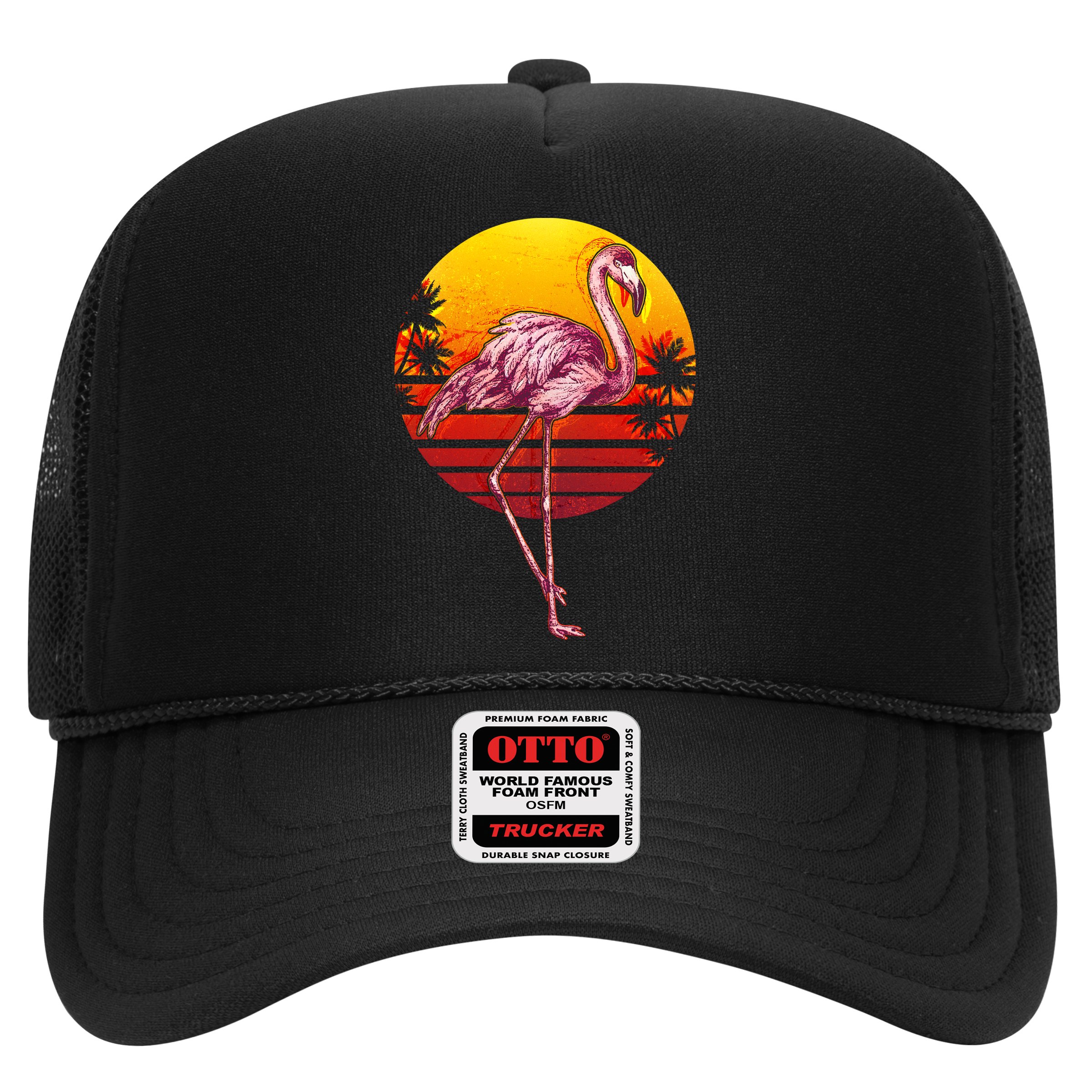 Retro Vintage Flamingo  Hat