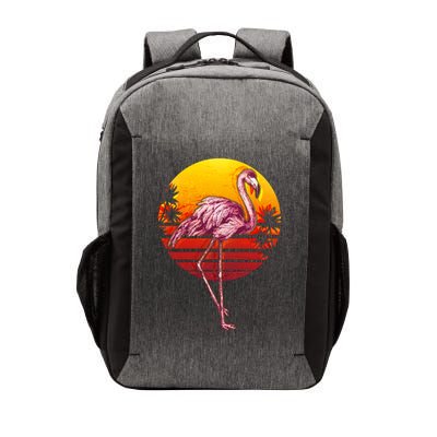 Retro Vintage Flamingo  Vector Backpack