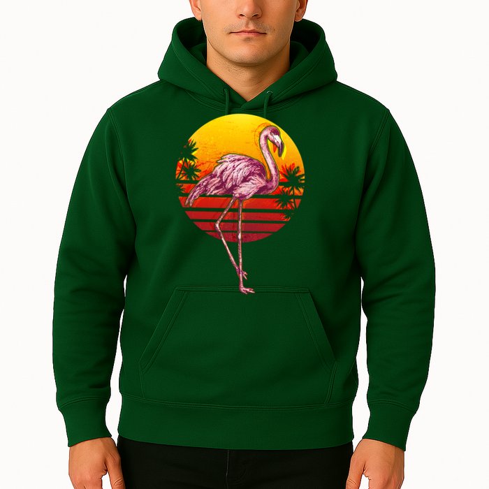 Retro Vintage Flamingo  Hoodie