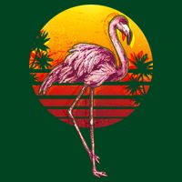 Retro Vintage Flamingo  Hoodie
