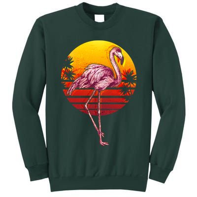 Retro Vintage Flamingo  Tall Sweatshirt
