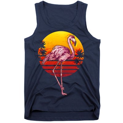 Retro Vintage Flamingo  Tank Top