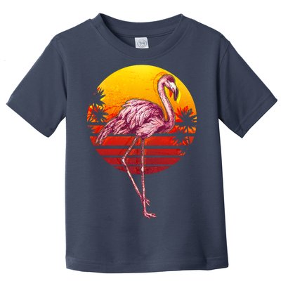 Retro Vintage Flamingo  Toddler T-Shirt