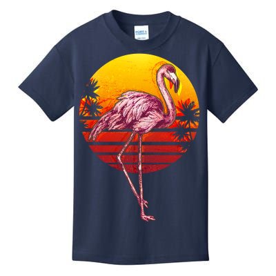 Retro Vintage Flamingo  Kids T-Shirt