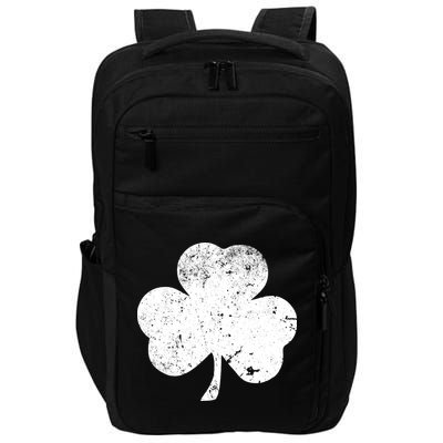 Retro Vintage Irish Distressed Shamrock St. Patrick's Day Impact Tech Backpack