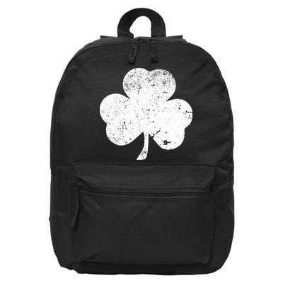 Retro Vintage Irish Distressed Shamrock St. Patrick's Day 16 in Basic Backpack
