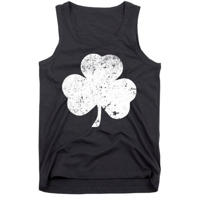 Retro Vintage Irish Distressed Shamrock St. Patrick's Day Tank Top