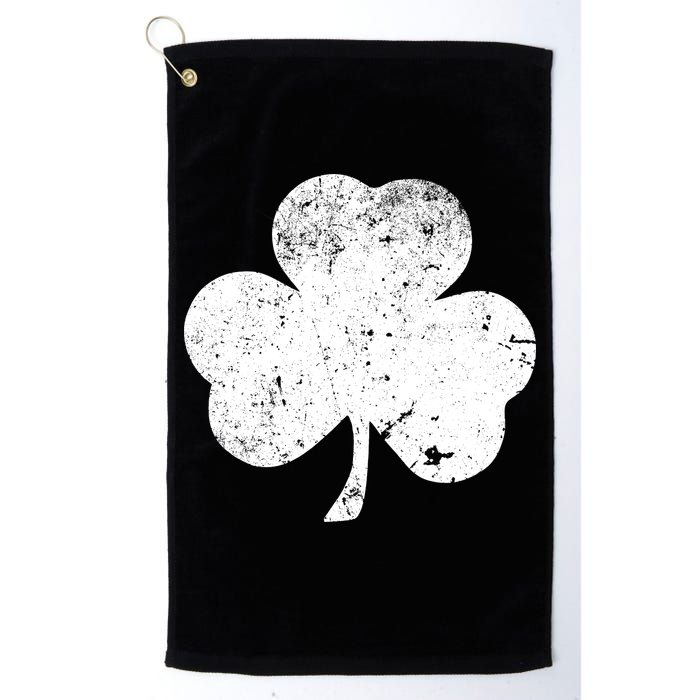 Retro Vintage Irish Distressed Shamrock St. Patrick's Day Golf Towel