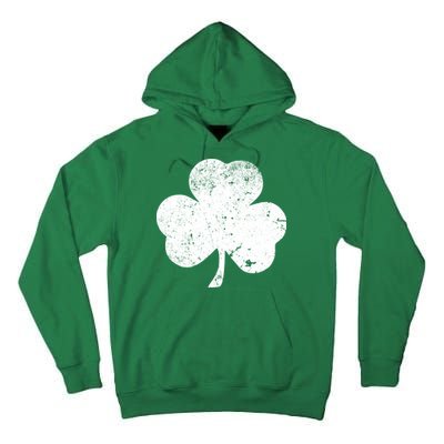 Retro Vintage Irish Distressed Shamrock St. Patrick's Day Tall Hoodie