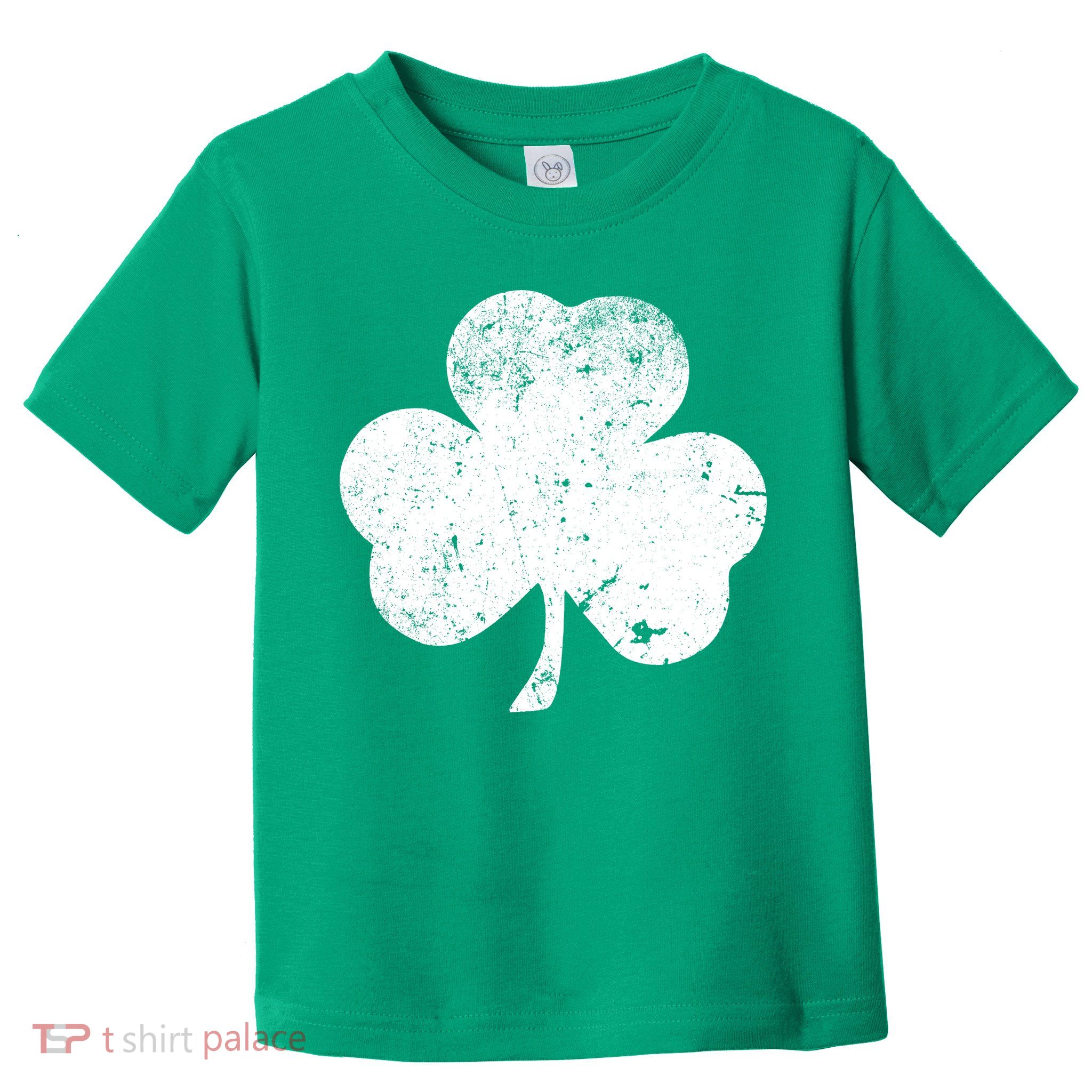 Retro Vintage Irish Distressed Shamrock St. Patrick's Day Toddler T-Shirt