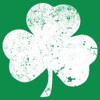 Retro Vintage Irish Distressed Shamrock St. Patrick's Day Kids T-Shirt