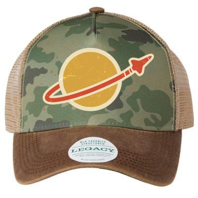 Retro Vintage Planet Space Shuttle Logo Legacy Tie Dye Trucker Hat