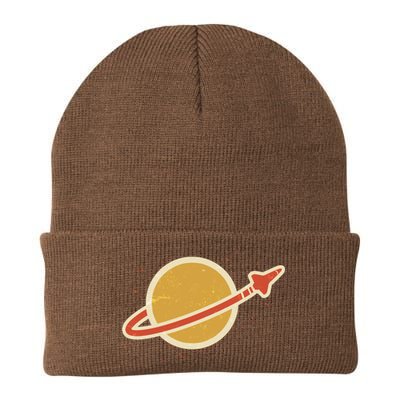 Retro Vintage Planet Space Shuttle Logo Knit Cap Winter Beanie