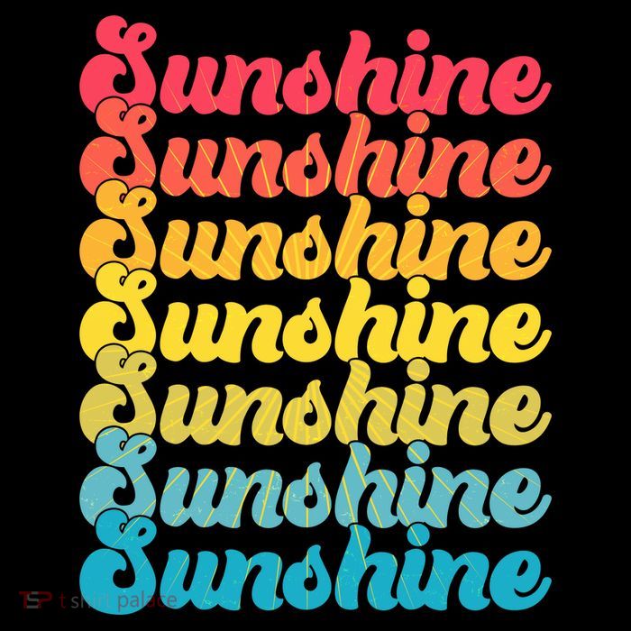 Retro Vintage Sunshine Sun Text Baby Bodysuit