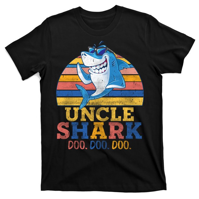 Retro Vintage Uncle Shark Doo T-Shirt