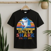 Retro Vintage Uncle Shark Doo T-Shirt