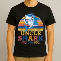 Retro Vintage Uncle Shark Doo T-Shirt