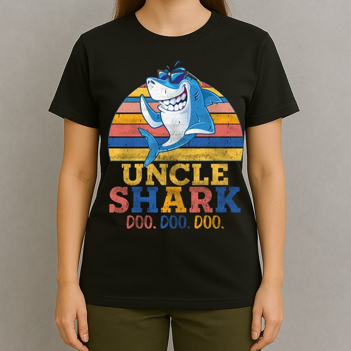 Retro Vintage Uncle Shark Doo T-Shirt