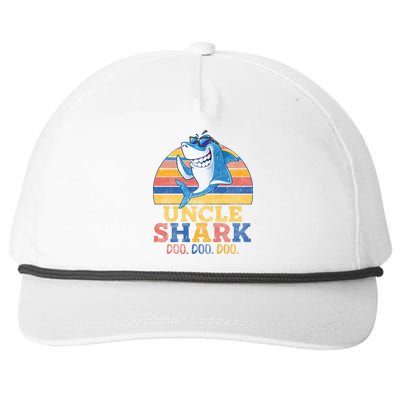 Retro Vintage Uncle Shark Doo Snapback Five-Panel Rope Hat